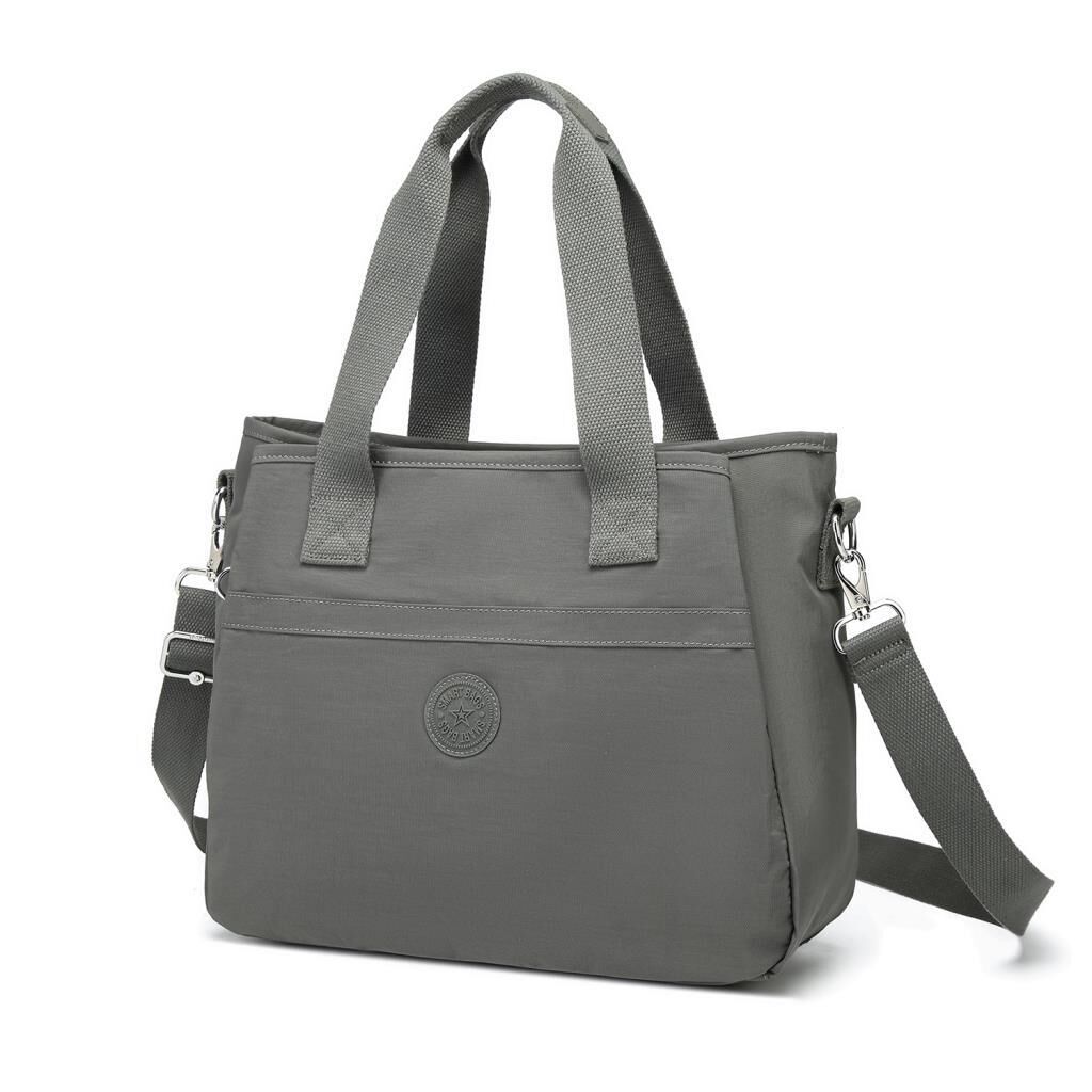 Smart Bags Omuz Askılı Kadın Çantası Krinkıl Kumaş 3110 Koyu Gri