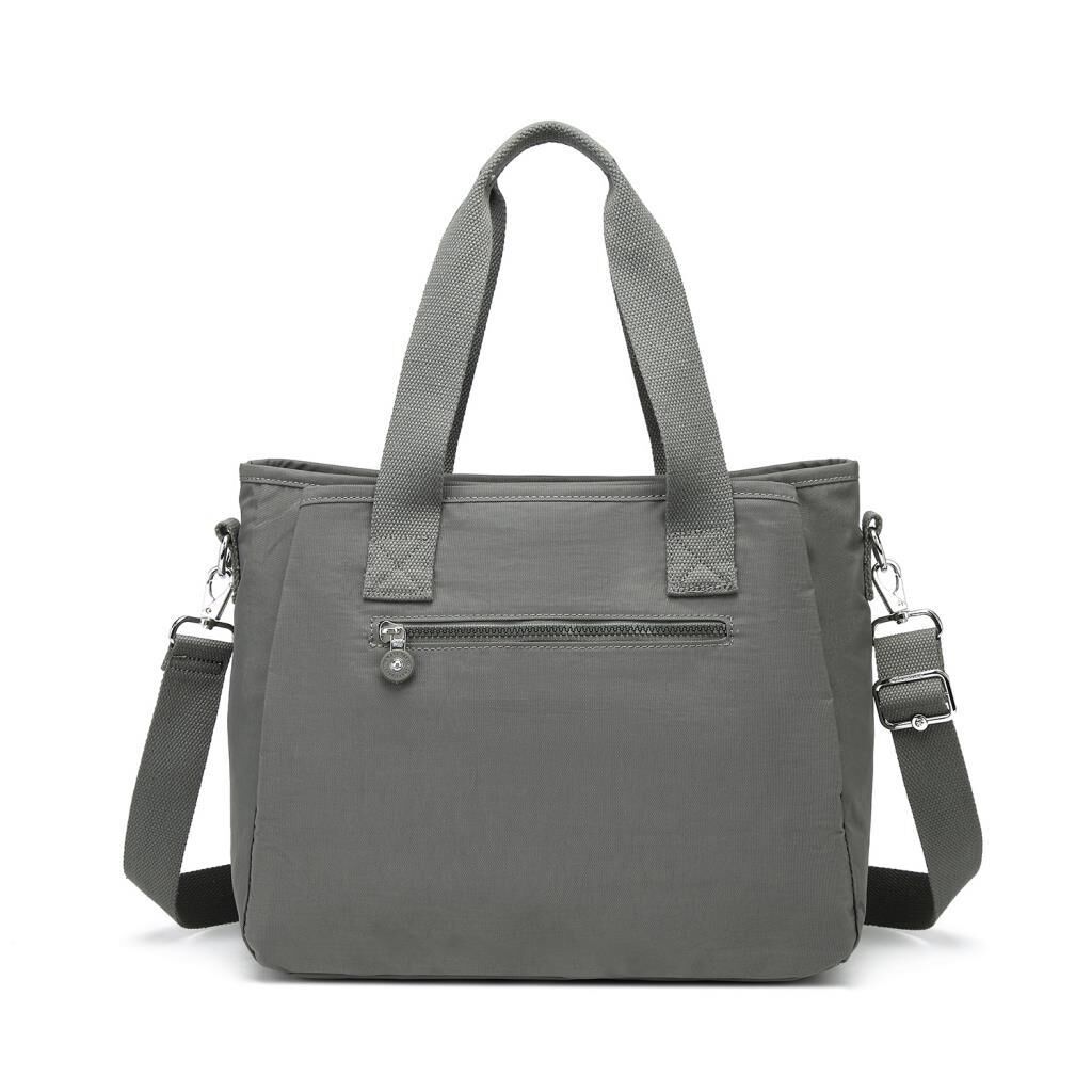 Smart Bags Omuz Askılı Kadın Çantası Krinkıl Kumaş 3110 Koyu Gri