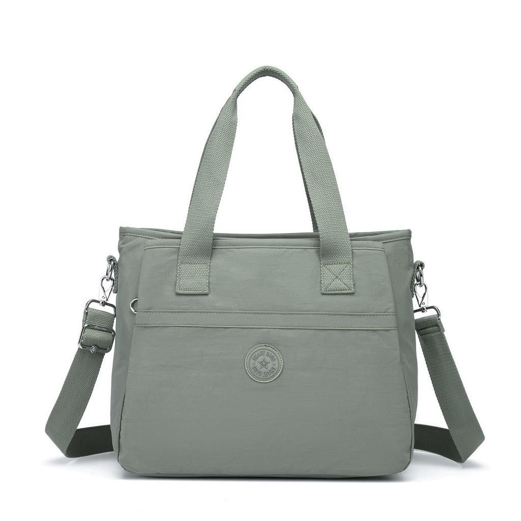 Smart Bags Omuz Askılı Kadın Çantası Krinkıl Kumaş 3110 Yeşil