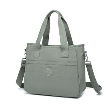 Smart Bags Omuz Askılı Kadın Çantası Krinkıl Kumaş 3110 Yeşil