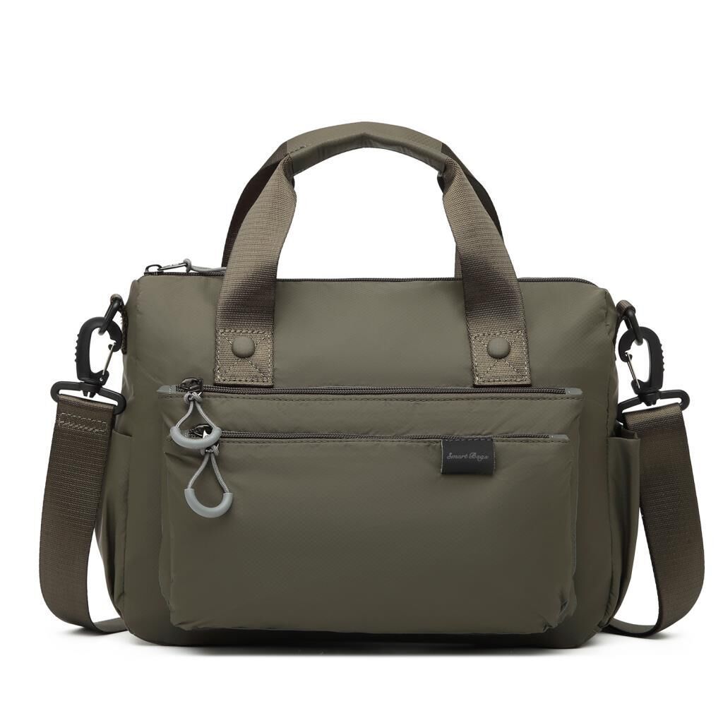 Smart Bags Ekstra Hafif Kumaş Kadın Postacı Çantası 3141 Siyah