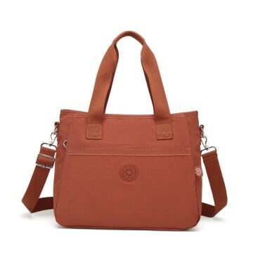 Smart Bags Omuz Askılı Kadın Çantası Krinkıl Kumaş 3110 Kiremit