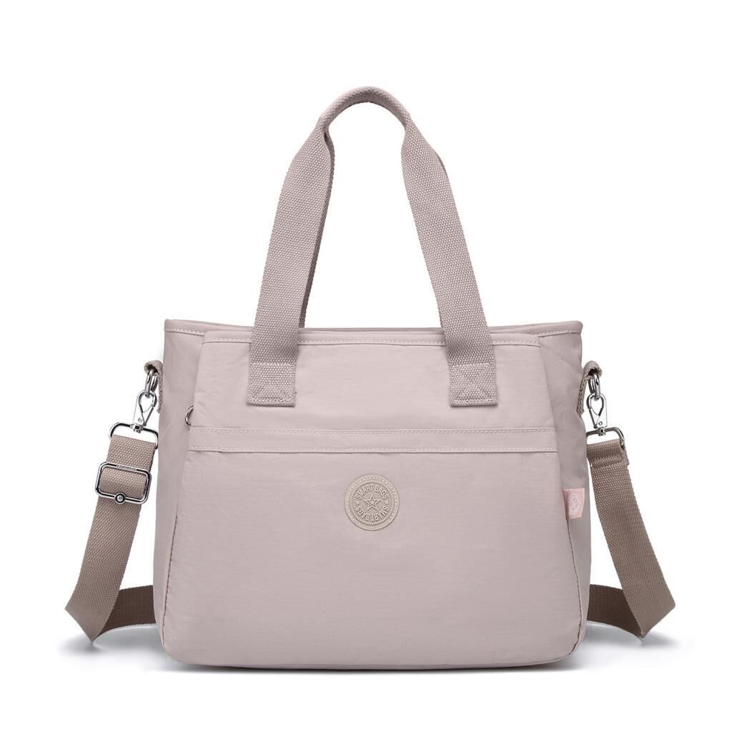 Smart Bags Omuz Askılı Kadın Çantası Krinkıl Kumaş 3110 Kum