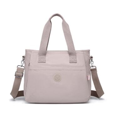 Smart Bags Omuz Askılı Kadın Çantası Krinkıl Kumaş 3110 Kum