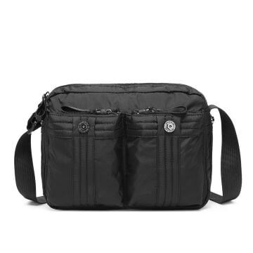 Smart Bags Bodybag Uniseks Omuz Askılı Çapraz Postacı Çanta 8713 Siyah