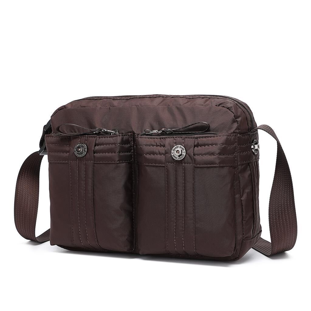 Smart Bags Bodybag Uniseks Omuz Askılı Çapraz Postacı Çanta 8713 Kahve