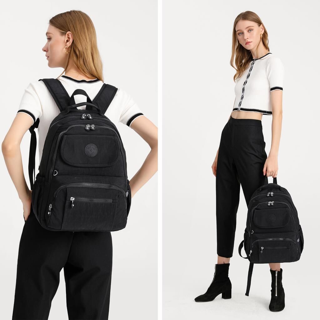 Büyük Boy Sırt Çantası Smart Bags Krinkıl Kumaş 1215 Kiremit