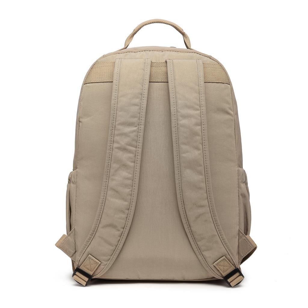 Smart Bags Büyük Boy Krinkıl Kumaş Sırt Çantası 3209 110 Taba