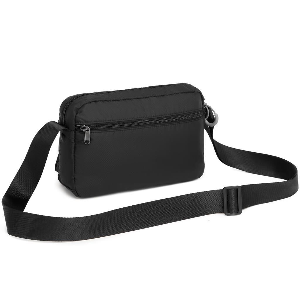 Smart Bags Ekstra Hafif Kumaş Kadın Postacı Çantası 3148 Siyah