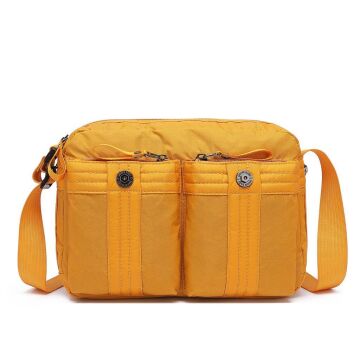 Smart Bags Bodybag Uniseks Omuz Askılı Çapraz Postacı Çanta 8713 Hardal