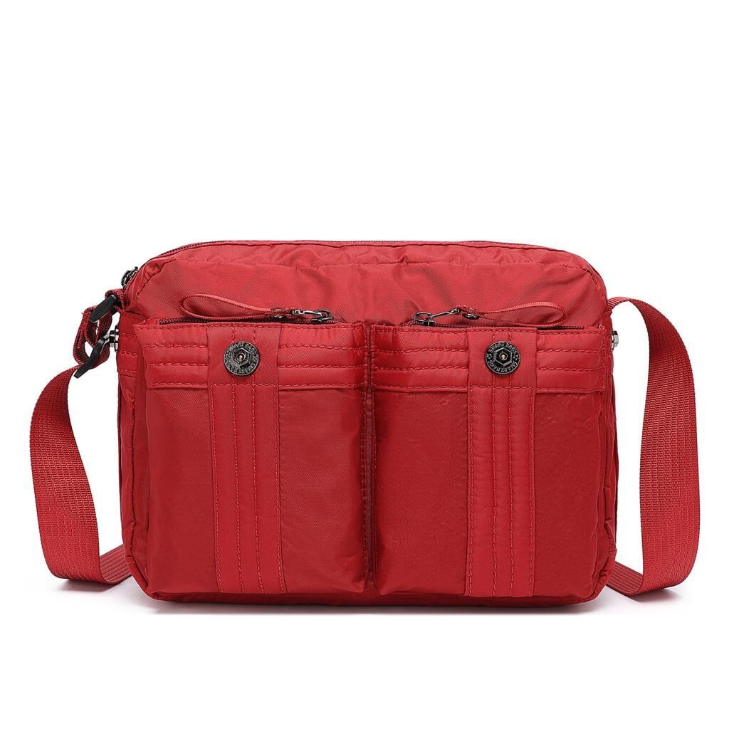 Smart Bags Bodybag Uniseks Omuz Askılı Çapraz Postacı Çanta 8713 Vişne