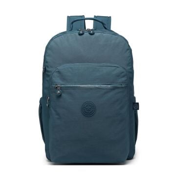 Smart Bags Büyük Boy Krinkıl Kumaş Sırt Çantası 3209 Buz Mavi