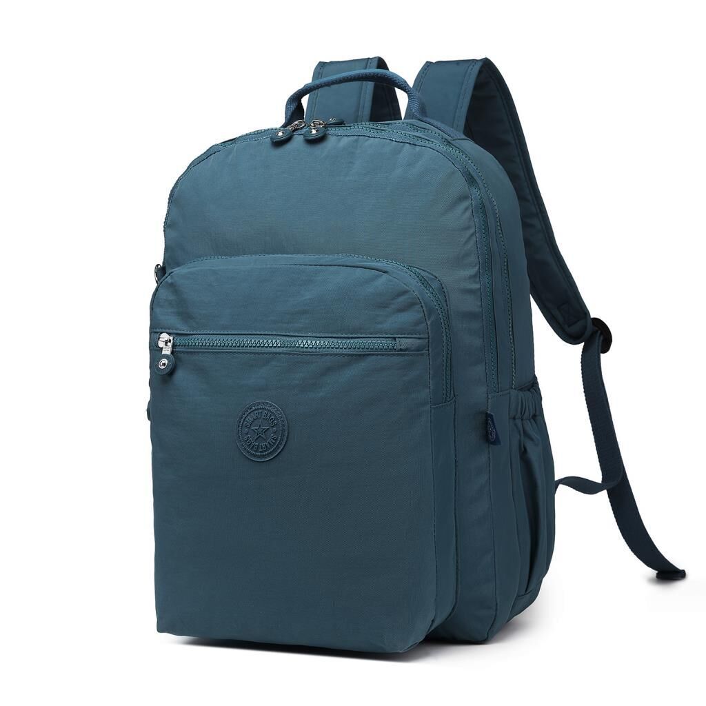 Smart Bags Büyük Boy Krinkıl Kumaş Sırt Çantası 3209 Buz Mavi