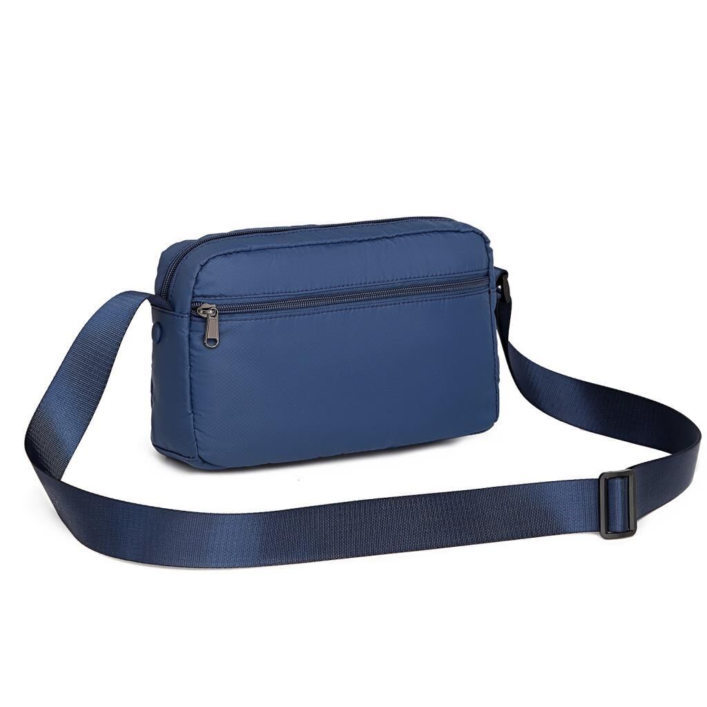 Smart Bags Ekstra Hafif Kumaş Kadın Postacı Çantası 3148 Lacivert