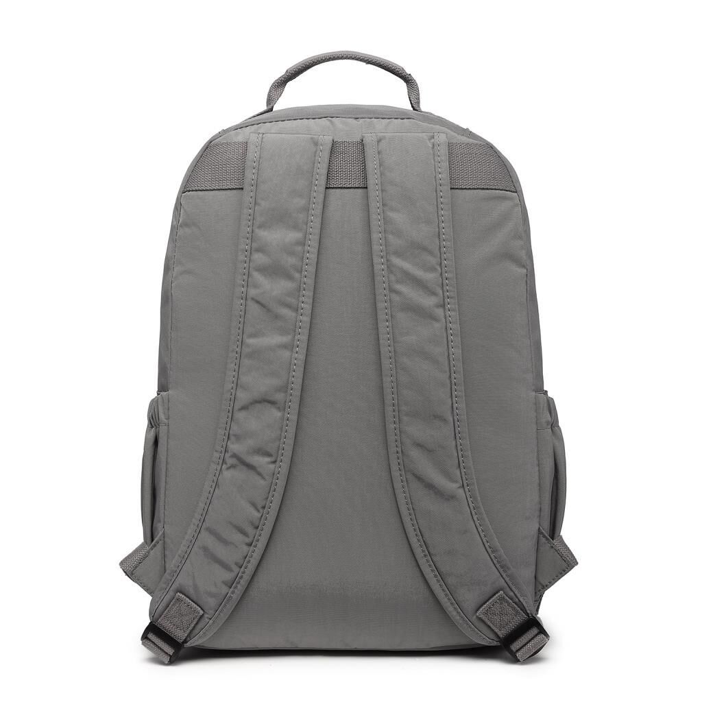 Smart Bags Büyük Boy Krinkıl Kumaş Sırt Çantası 3209 Gri