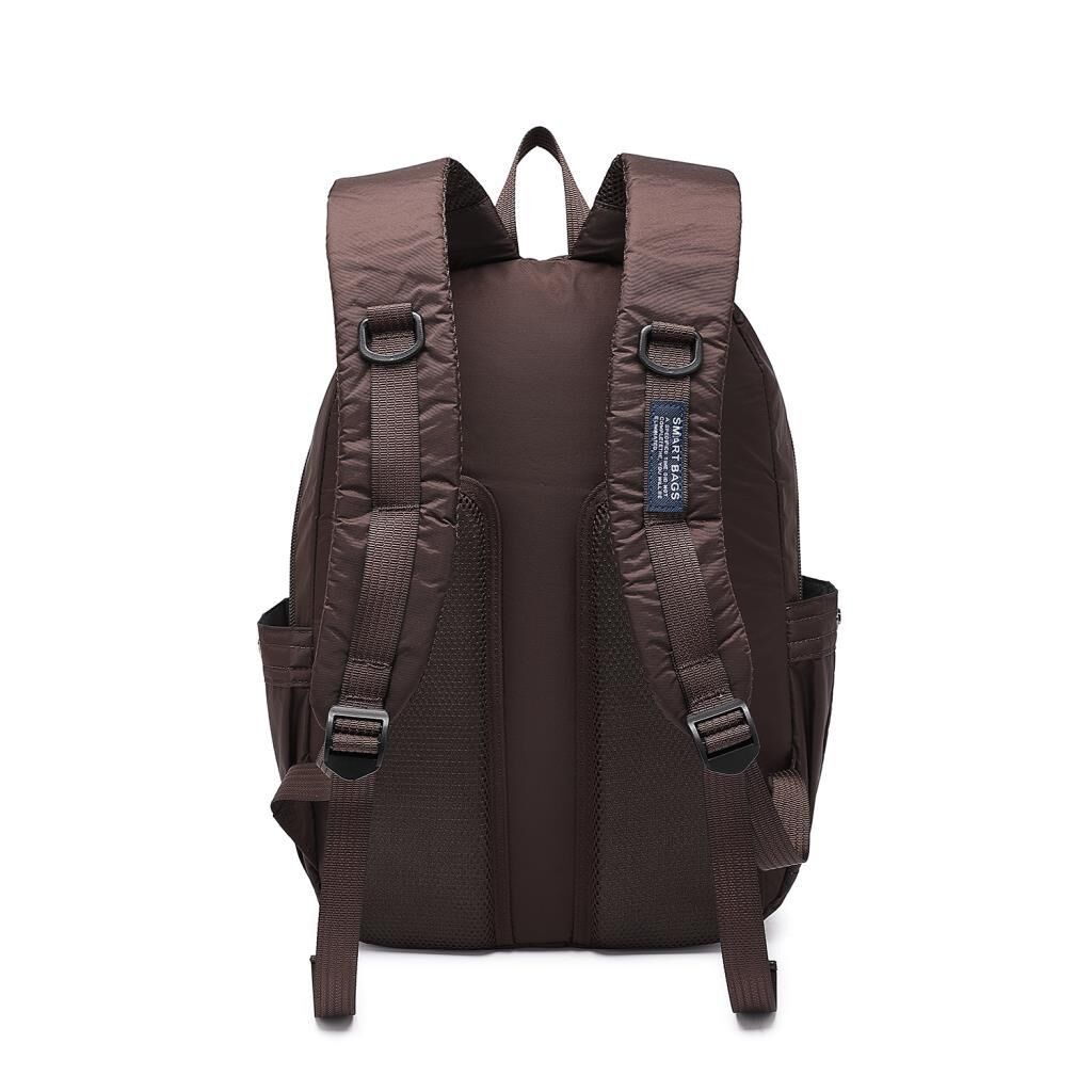 Smart Bags Büyük Boy Okul Boyu Uniseks Sırt Çantası 8714 Kahve