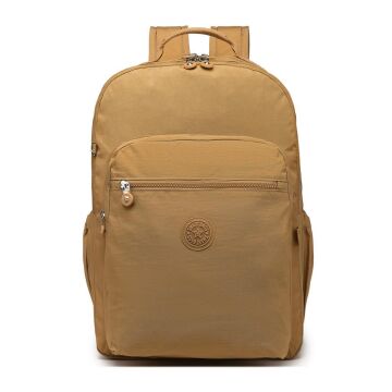 Smart Bags Büyük Boy Krinkıl Kumaş Sırt Çantası 3209 110 Taba