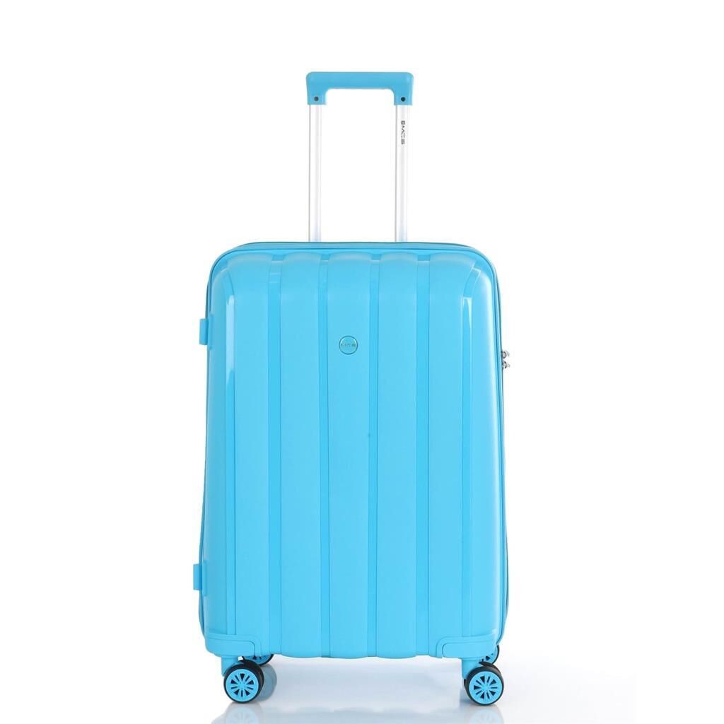 Mçs Valiz Orta Boy Kırılmaz PP Silikon Bavul V305