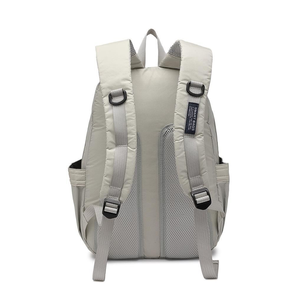 Smart Bags Büyük Boy Okul Boyu Uniseks Sırt Çantası 8714 Açık Gri