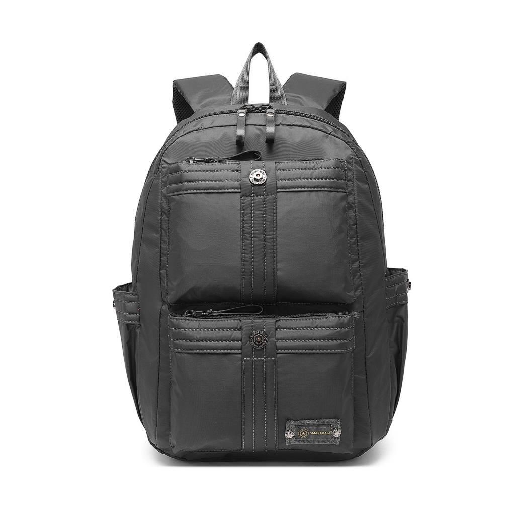Smart Bags Büyük Boy Okul Boyu Uniseks Sırt Çantası 8714 Koyu Gri