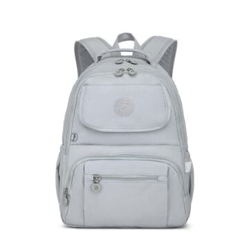Büyük Boy Sırt Çantası Smart Bags Krinkıl Kumaş 1215 Açık Gri