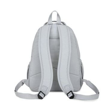Büyük Boy Sırt Çantası Smart Bags Krinkıl Kumaş 1215 Açık Gri