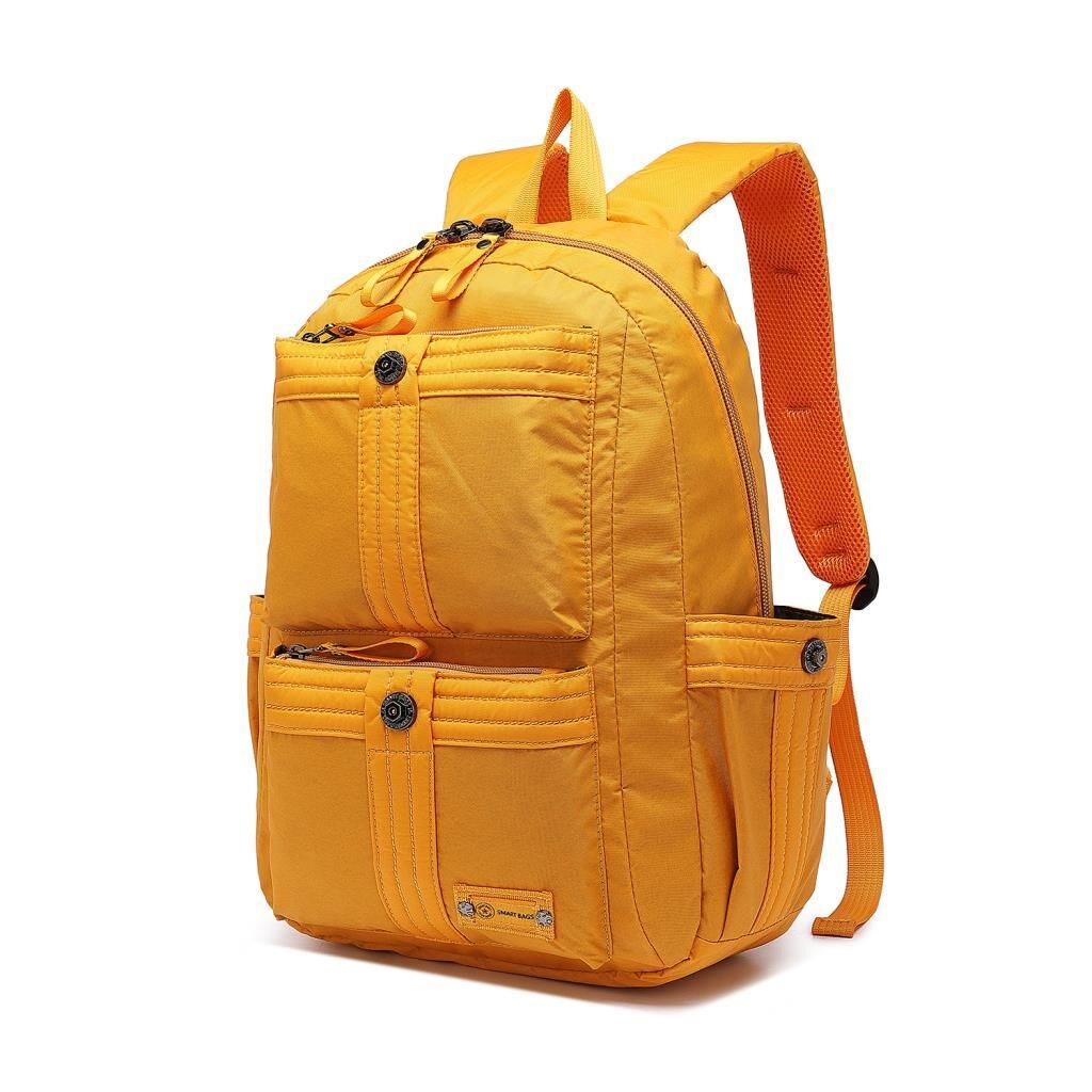Smart Bags Büyük Boy Okul Boyu Uniseks Sırt Çantası 8714 Hardal