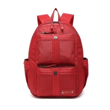 Smart Bags Büyük Boy Okul Boyu Uniseks Sırt Çantası 8714 Vişne