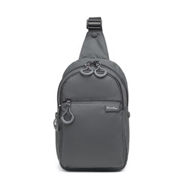 Smart Bags Ekstra Hafif Uniseks Bodybag Omuz Çantası 3145 Gri