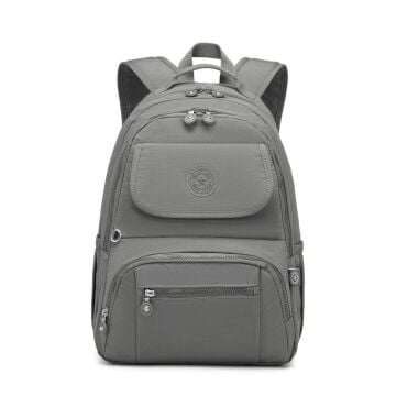 Büyük Boy Sırt Çantası Smart Bags Krinkıl Kumaş 1215 Koyu Gri