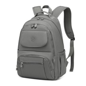 Büyük Boy Sırt Çantası Smart Bags Krinkıl Kumaş 1215 Koyu Gri