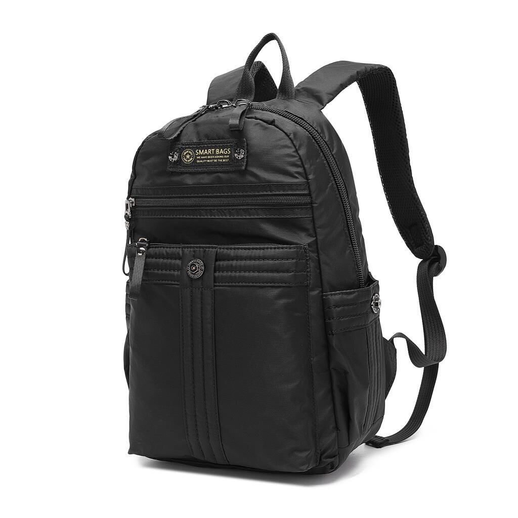Smart Bags Orta Boy Uniseks Sırt Çantası 8715 Siyah