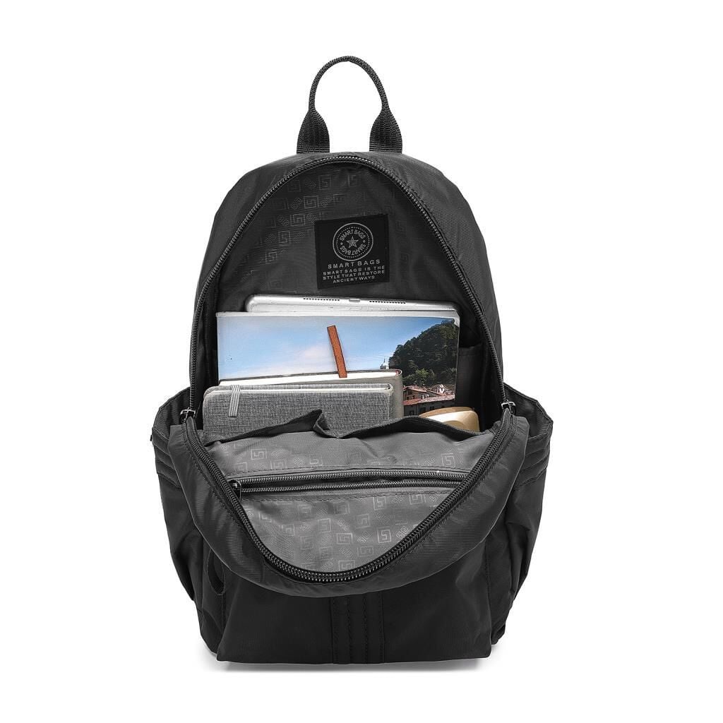 Smart Bags Orta Boy Uniseks Sırt Çantası 8715 Siyah