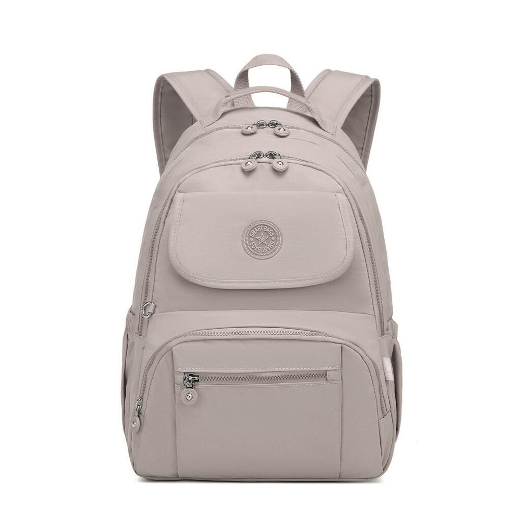 Büyük Boy Sırt Çantası Smart Bags Krinkıl Kumaş 1215 A.Vizon