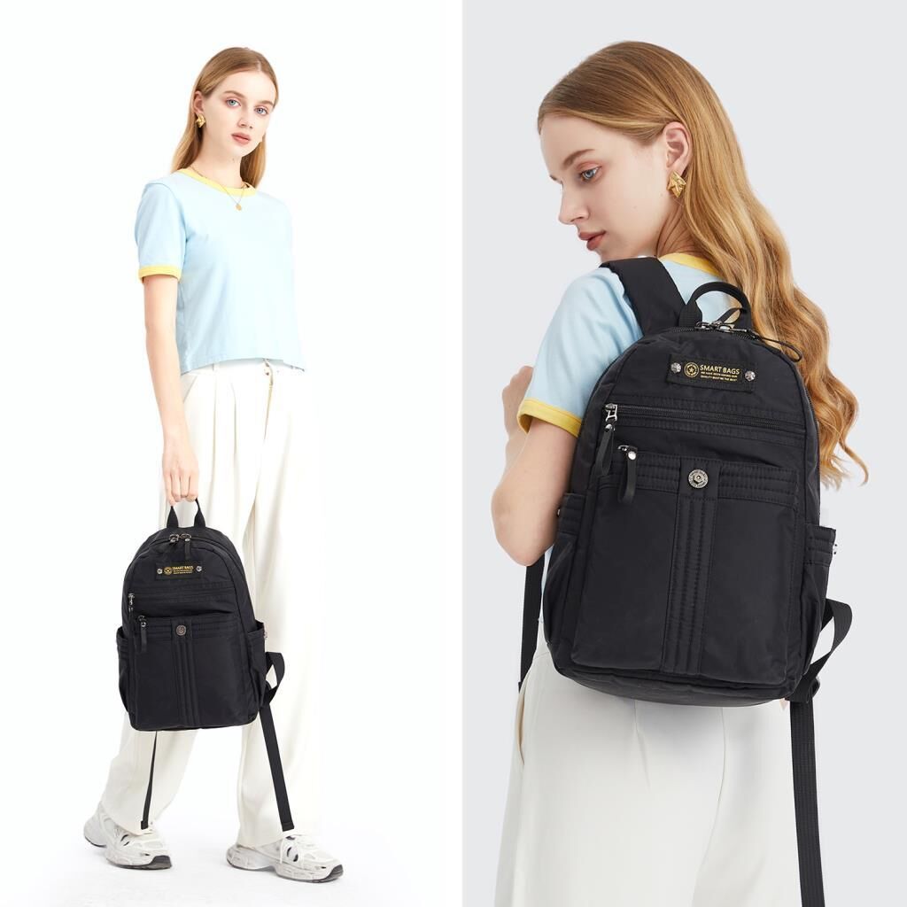 Smart Bags Orta Boy Uniseks Sırt Çantası 8715 Kahve
