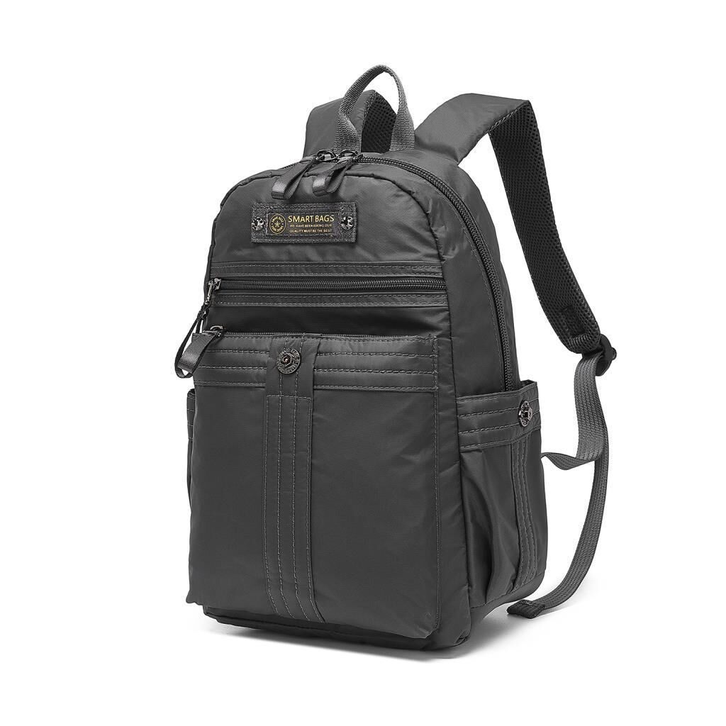 Smart Bags Orta Boy Uniseks Sırt Çantası 8715 Koyu Gri