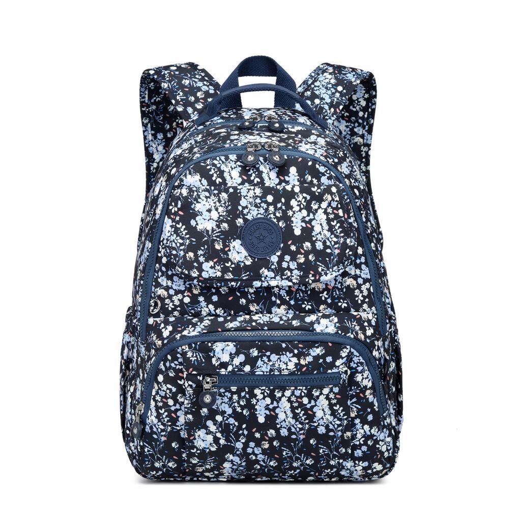 Büyük Boy Sırt Çantası Smart Bags Krinkıl Kumaş 1215 Mavi Rose