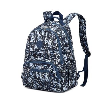 Büyük Boy Sırt Çantası Smart Bags Krinkıl Kumaş 1215 Mavi Rose