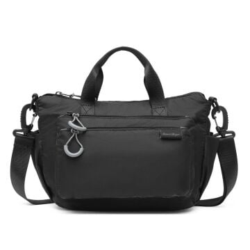 Smart Bags Ekstra Hafif Kumaş Kadın Postacı Çantası 3136 Siyah