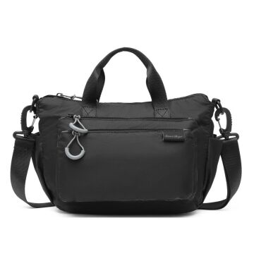 Smart Bags Ekstra Hafif Kumaş Kadın Postacı Çantası 3136 Siyah