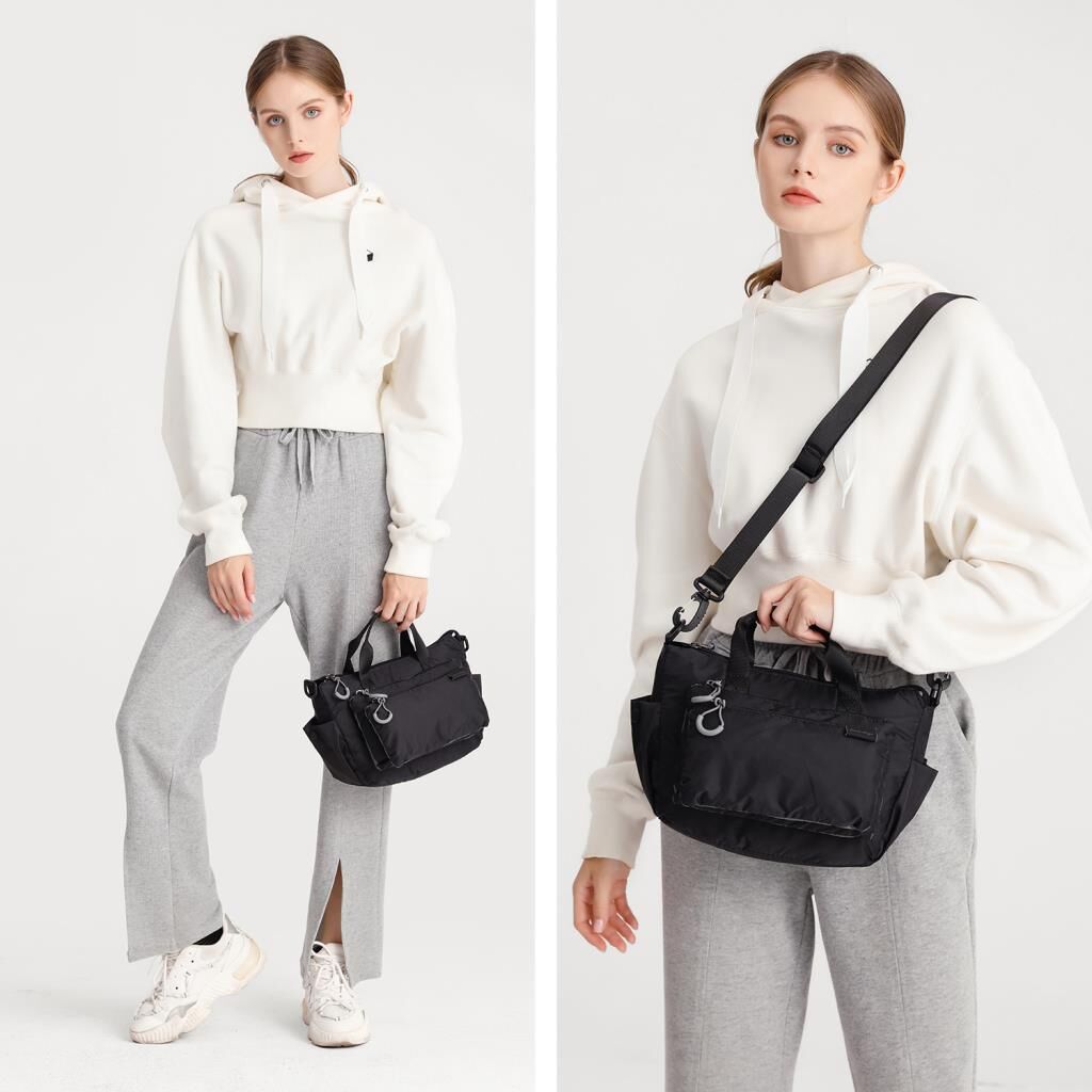 Smart Bags Ekstra Hafif Kumaş Kadın Postacı Çantası 3136 Siyah