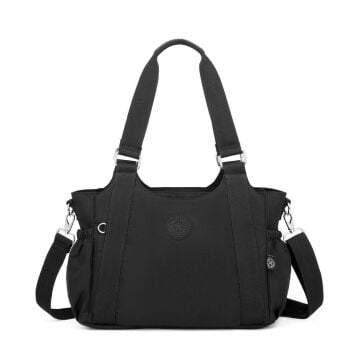 Kadın Omuz Çantası Krinkıl Kumaş Smart Bags 1163 Siyah