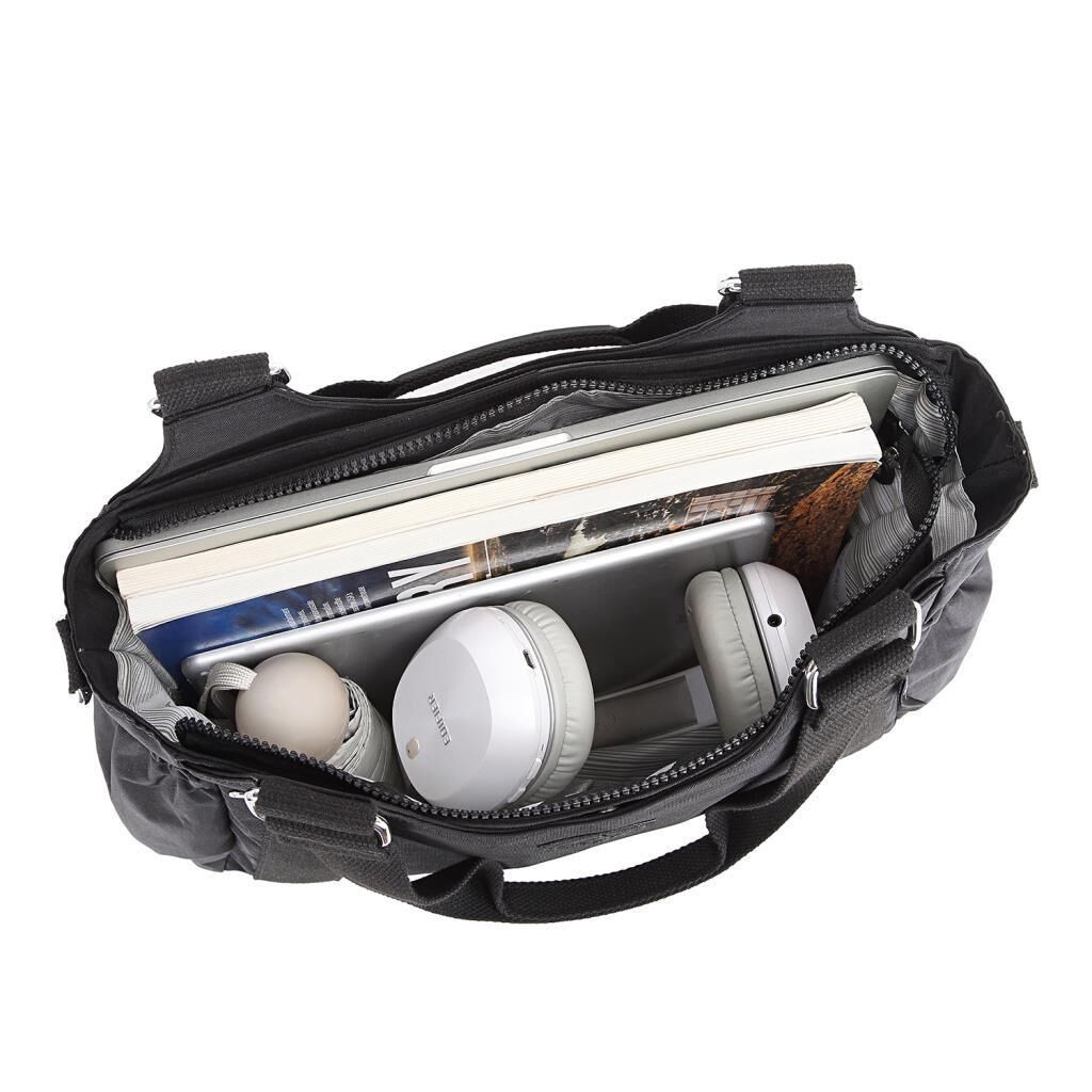 Kadın Omuz Çantası Krinkıl Kumaş Smart Bags 1163 Siyah