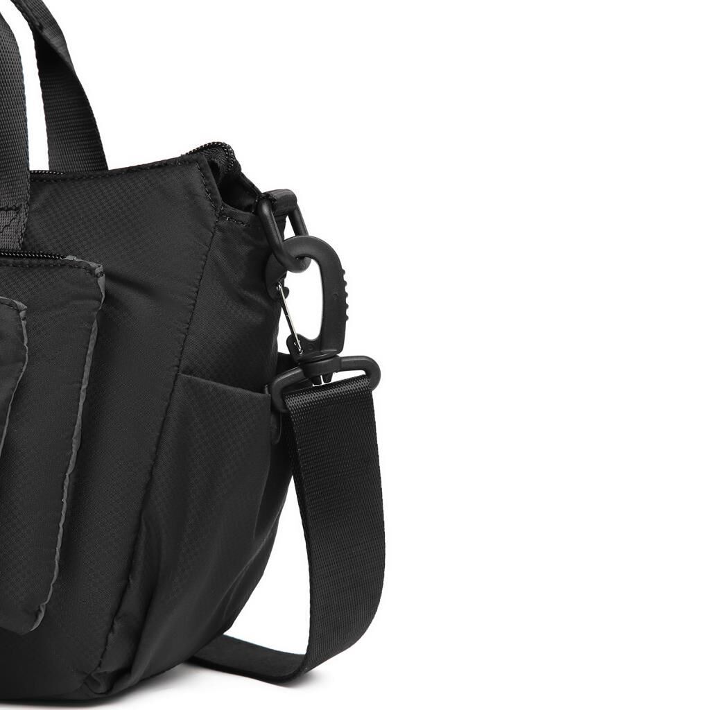 Smart Bags Ekstra Hafif Kumaş Kadın Postacı Çantası 3136 Gri