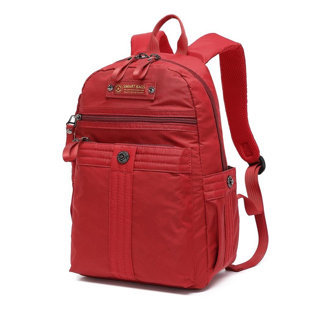 Smart Bags Orta Boy Uniseks Sırt Çantası 8715 Vişne