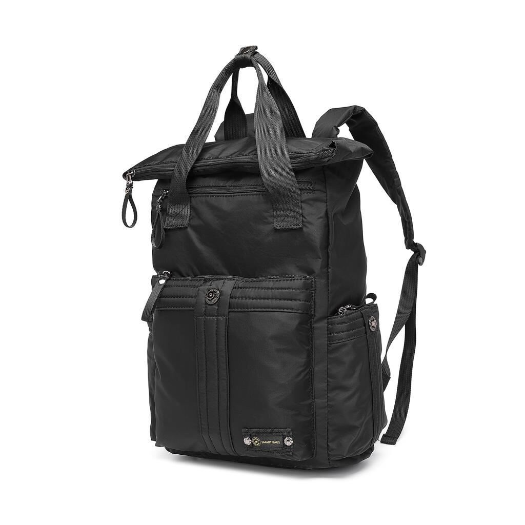 Smart Bags Büyük Boy Okul Boyu Uniseks Sırt Çantası 8716 Siyah