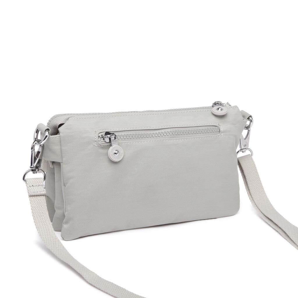 Askılı Kadın Çantası Krinkıl Kumaş Smart Bags 1147 Buz Grisi