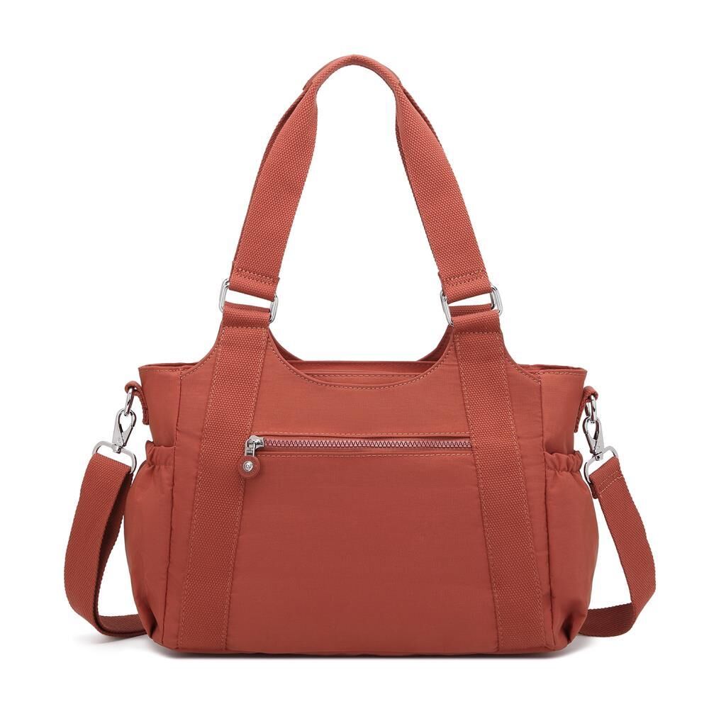 Kadın Omuz Çantası Krinkıl Kumaş Smart Bags 1163 Kiremit