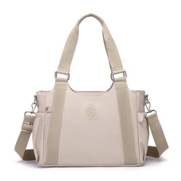 Kadın Omuz Çantası Krinkıl Kumaş Smart Bags 1163 Bej