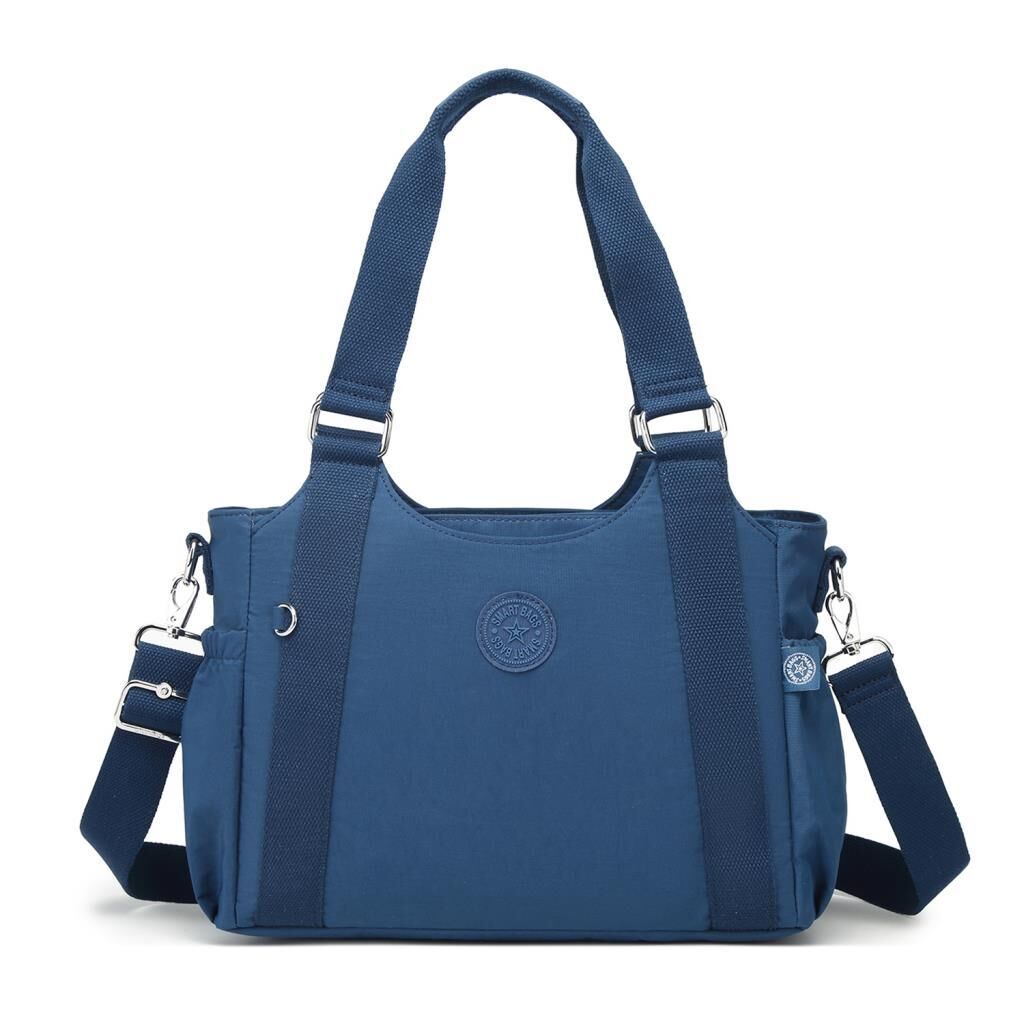 Kadın Omuz Çantası Krinkıl Kumaş Smart Bags 1163 Lacivert